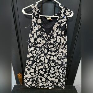 Sonoma Floral Black and Grey Dress